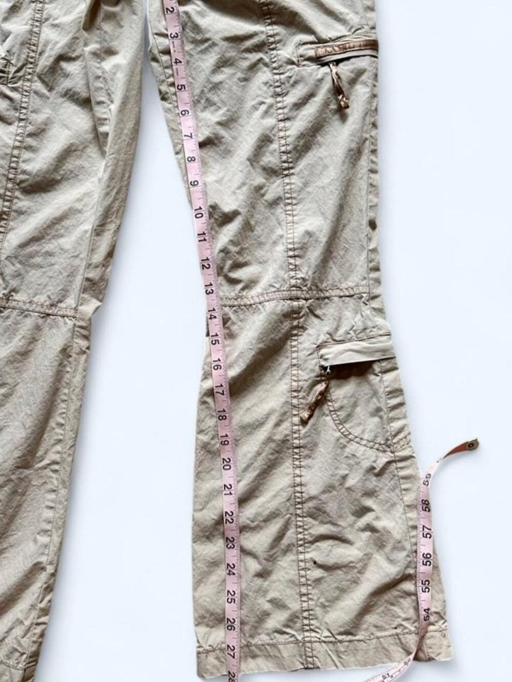 Vintage Misdemeanor Low Rise Cargo Pants Gold Trim XS - Picture 7 of 8